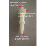 Industry Starch Machinery Spare Parts White Rubber Cyclone 10mm Or  15mm for sale