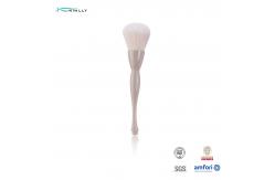 China Large Powder Makeup Brush Cosmetic Set With Plastic Handle supplier