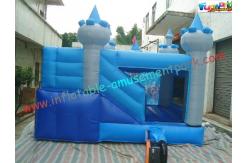 China Frozen Inflatable Bounce Houses , Inflatable Frozen Mini Bouncer Slide supplier