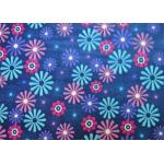 Tear - Resistant Patterned Polyester Fabric Non Harmful Dust And Waste Created