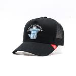 5-Panel Cotton Trucker Cap With Costom Design Embroidered Trucker Hat Unisex Men Women Baseball Cap for sale