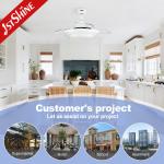 Invisible 42 Inch Smart Bedroom Ceiling Fan With LED Light CE Approved