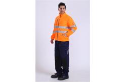 China 360gsm Cold Weather Workwear OEM Hi Vis Work Jacket With Flap supplier