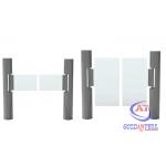 Anti Tailgating SS316 Cylindrical Swing Turnstile RS485 for sale