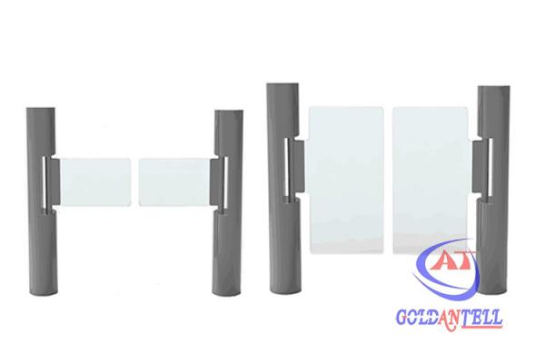 Anti Tailgating SS316 Cylindrical Swing Turnstile RS485