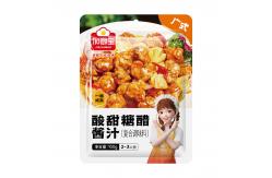 China 100g Sweet And Sour Sauce Low Sodium Chinese Sauces For Spare Ribs supplier