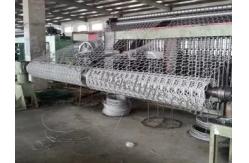 China Double Twisted Hexagonal 4300mm Wire Mesh Making Machine supplier