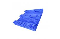 China Blue Customized Static Load Flat Plastic Pallet 1200x1200 HDPE supplier