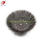 Flat Steel Wire Street Sweeper Brush Black Color Zhenda for sale