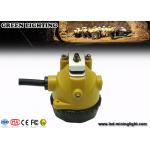 28000 Lux Explosion Proof LED Mining Headlamp , IP68 Waterproof miner Cap Lamp