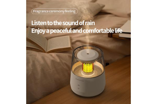 8Hrs Working Time Raindrop Aromatherapy Humidifier With Auto Shut Off