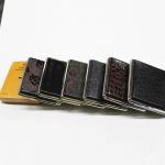 Personalized Brown Leather Cigarette Case Pouch Holder Shockproof Dustproof