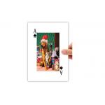 5.6x8.7cm Lenticular Printing 3D Poker Card 4c On Backside Eco - Friendly