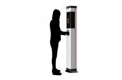 China Silver Contactless Hand Sanitizer Dispenser For Thermometer Device supplier