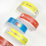 Heat Resistant Paper Wristbands with Security Slits for Events