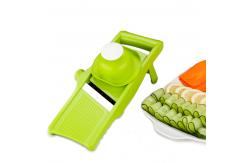 China Veggie Mandoline Plastic Vegetable Slicer Hand Operated With Container supplier