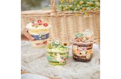 China Custom Plastic U Shape Disposable Bubble Tea Cups 500ml Food Grade supplier