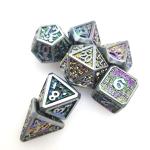 Plai card Odorless Lightweight Hand Pouring Metal Dice Polyhedral for sale