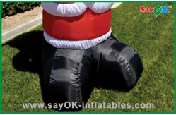 China Custom Christmas Inflatable Holiday Decorations Santa Claus Oxford Cloth supplier