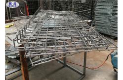 China Transport Cargo Collapsible Wire Containers Hot Dipped Galvanized Stacking 4 Tiers supplier