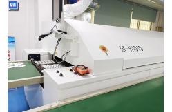 China PLC PC Hot Air SMT Reflow Soldering Machine With 10 Heating Zones supplier