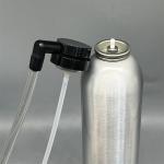 Tire inflation valve actuator for industrial and domestic vehicles, with corrosion-resistant alloy structure, portable aerosol product for sale