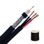 67%+3X26 AWG Power PVC Jacket CCS RG59+3c Coaxial Cable With Power for sale