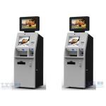 ATM Machine / Dual Screen Kiosk With UTP Thermal Printer Cash Dispenser