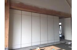 China Conference Rooom Sliding Partition Walls Sound Proof Materials No Need Floor Track supplier