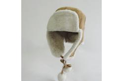 China Customized Funny Winter Sheepskin Hats Winter Ski Hat For Adults supplier