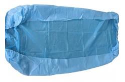 China Clinic Disposable Surgical Drapes Blue Bed Covers With Elastic Fitted Bed Sheets supplier