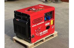China Fuel Saving 5kw 8kw 10kw Silent Diesel Generator Set Air Cooled Customizable supplier