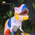 Amusement Park Life Size Animatronic Dinosaur Family Customized Sound for sale