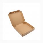 Square Brown Food Container Paper Box Corrugated Paper Material For Pizza for sale