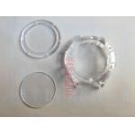 Customized Sapphire Glass Window Transparent White Polished Surface High Purity