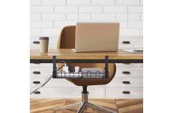China Adjustable Cable Management Tray for Sturdy Under Desk Offices Main Material Steel supplier