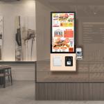 Self Checkout Kiosk With 23.8inch Touch Screen Display Printer Scanner For Retail Store Supermarket for sale