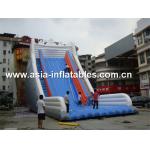 Giant Inflatable Water Slide With Single Lane For Sand Beach Games for sale