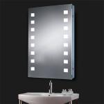 Dustproof LED Strip Bathroom Mirror Easy Installation with Touchable Screen