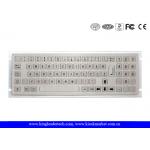 NEMA4 79 Keys Industrial Mini Keyboard With Flush Keys And Numeric Keypad for sale