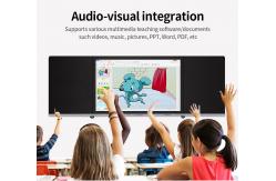 China Classroom Intelligent Blackboard 4k Smart Black Board Pcap Touch supplier
