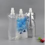 Portable Stand Up drink Liquid Packaging Pouch 800ML with Suction Nozzle for sale