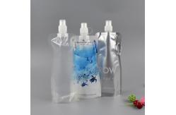 China Portable Stand Up drink Liquid Packaging Pouch 800ML with Suction Nozzle supplier