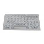 47 Key Flat Custom Washable Industrial  Keypads With Metal Dome Pcb for sale