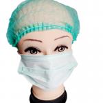 Single Use Disposable Surgical Mask 3 Ply Anti - Flu Nose Bar Adaptable for sale
