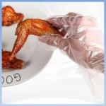 Tear Resistant Clear Plastic Transparent Disposable Gloves PE Polythene Gloves for sale
