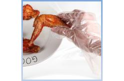 China Food Handling Transparent Disposable Polythene Gloves Temperature Resistance supplier
