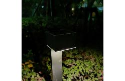 China Waterproof Solar Panel Garden Lights 60LM 3.7V 2000mAh Landscape Lamp Post supplier