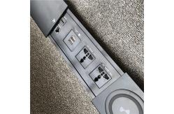 China Embedded conference table power outlet mobile phone wireless charging multimedia socket supplier
