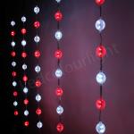 Matrix Dynamic Video Effect 35mm Crystal LED Pixel Ball Curtain String Light for sale